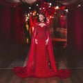 Linda dress- red
