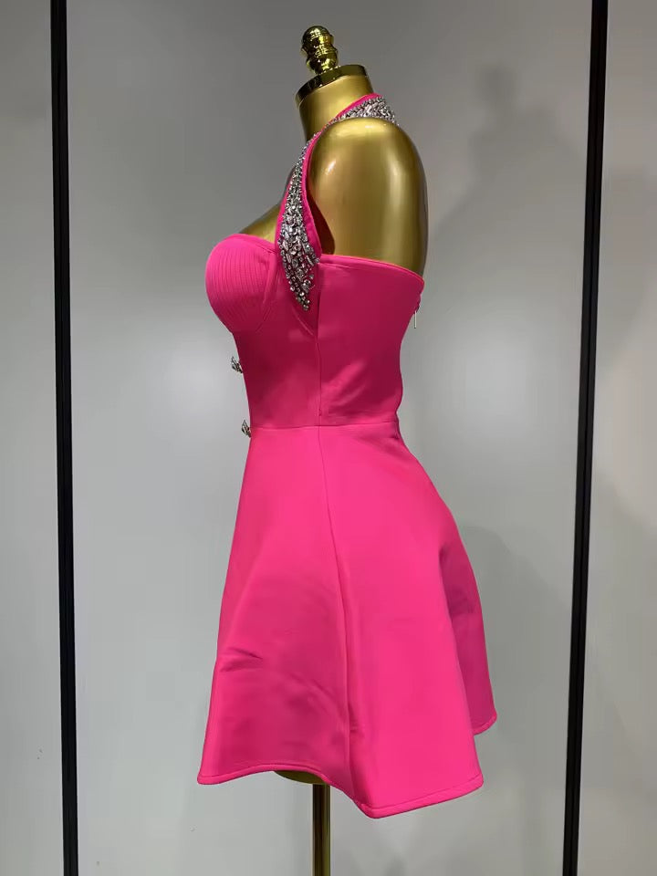 Alessa bandage dress- pink