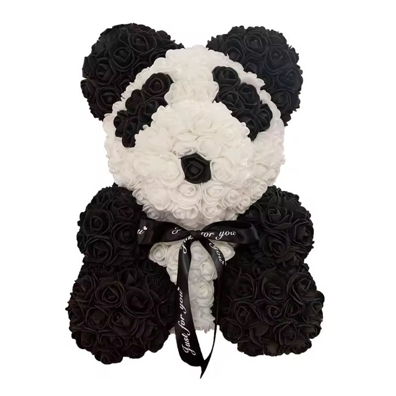 Rose teddy- panda