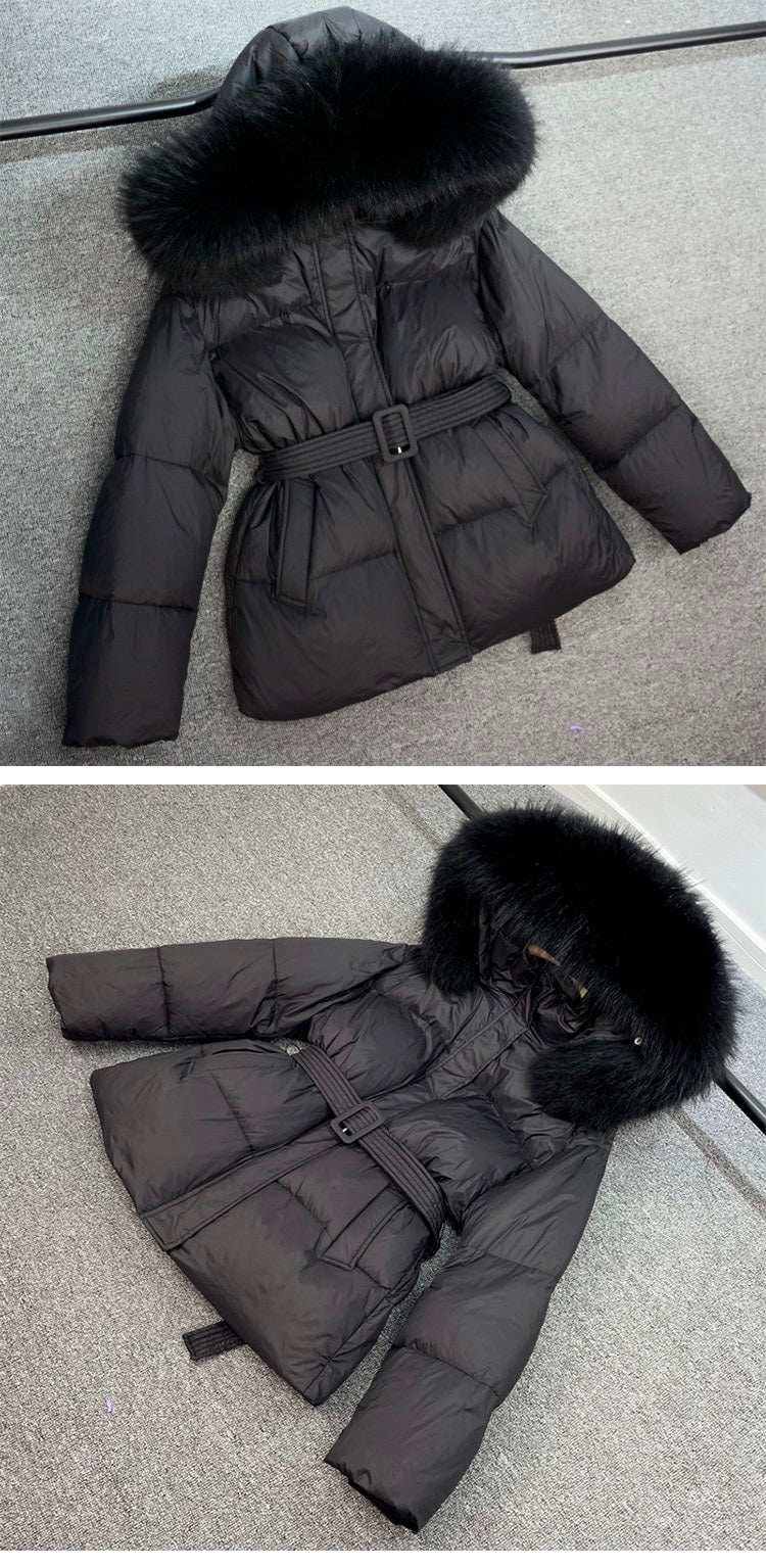 Mary down coat- black