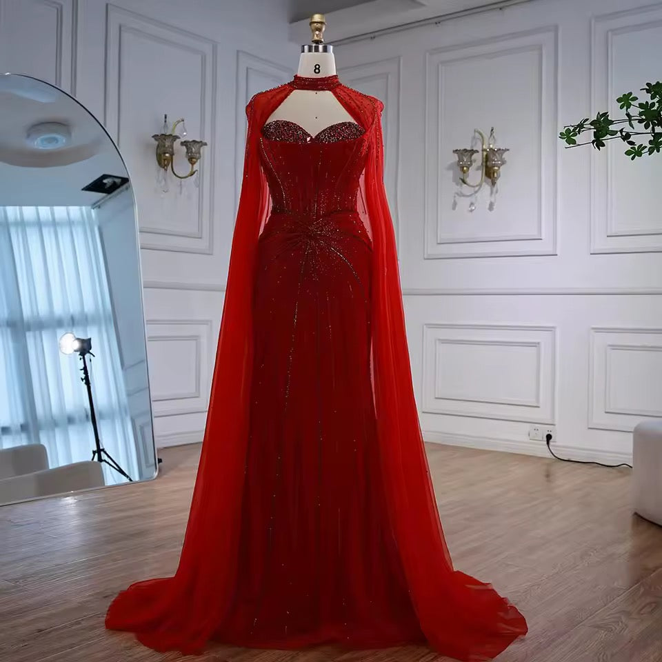 Linda dress- red
