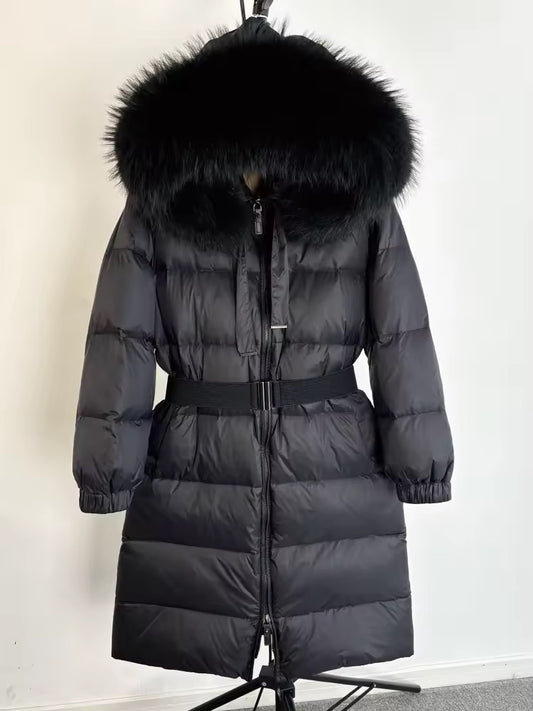 Donna down coat- black