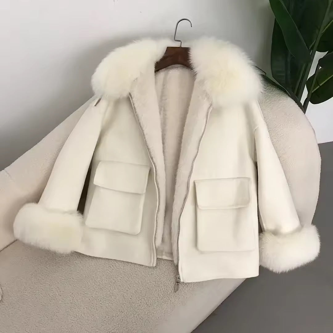 Malika jacket- creamy white