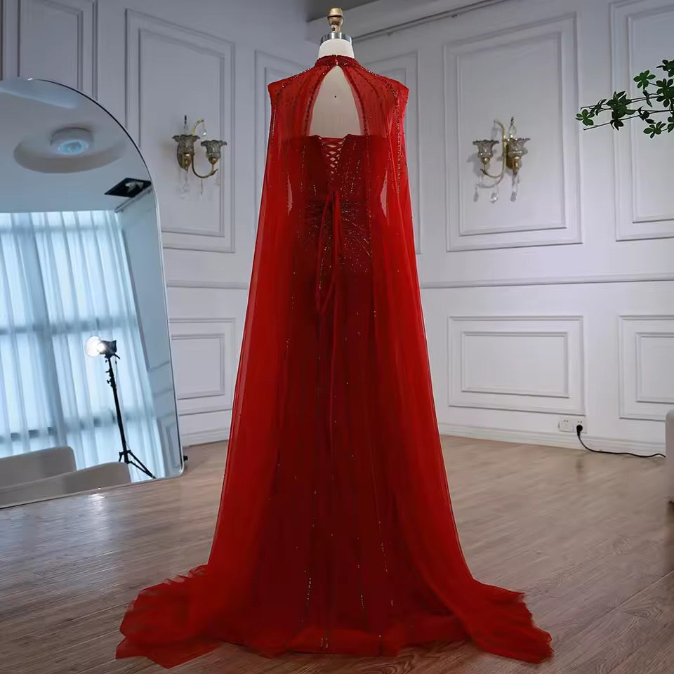 Linda dress- red