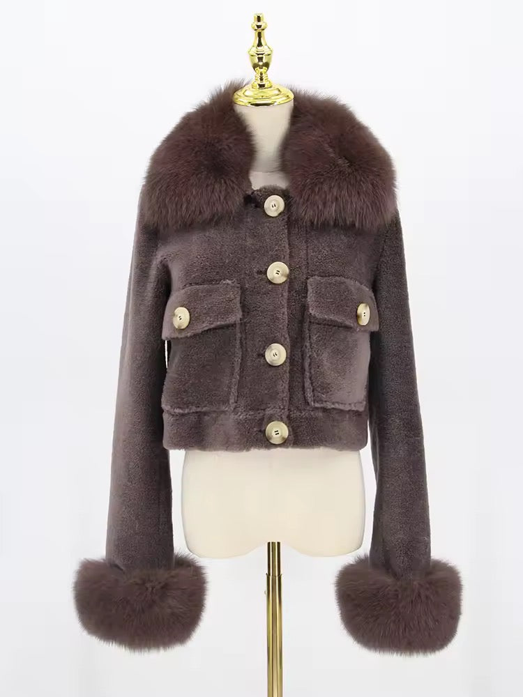 Onijah jacket- brown
