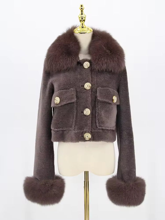 Onijah jacket- brown