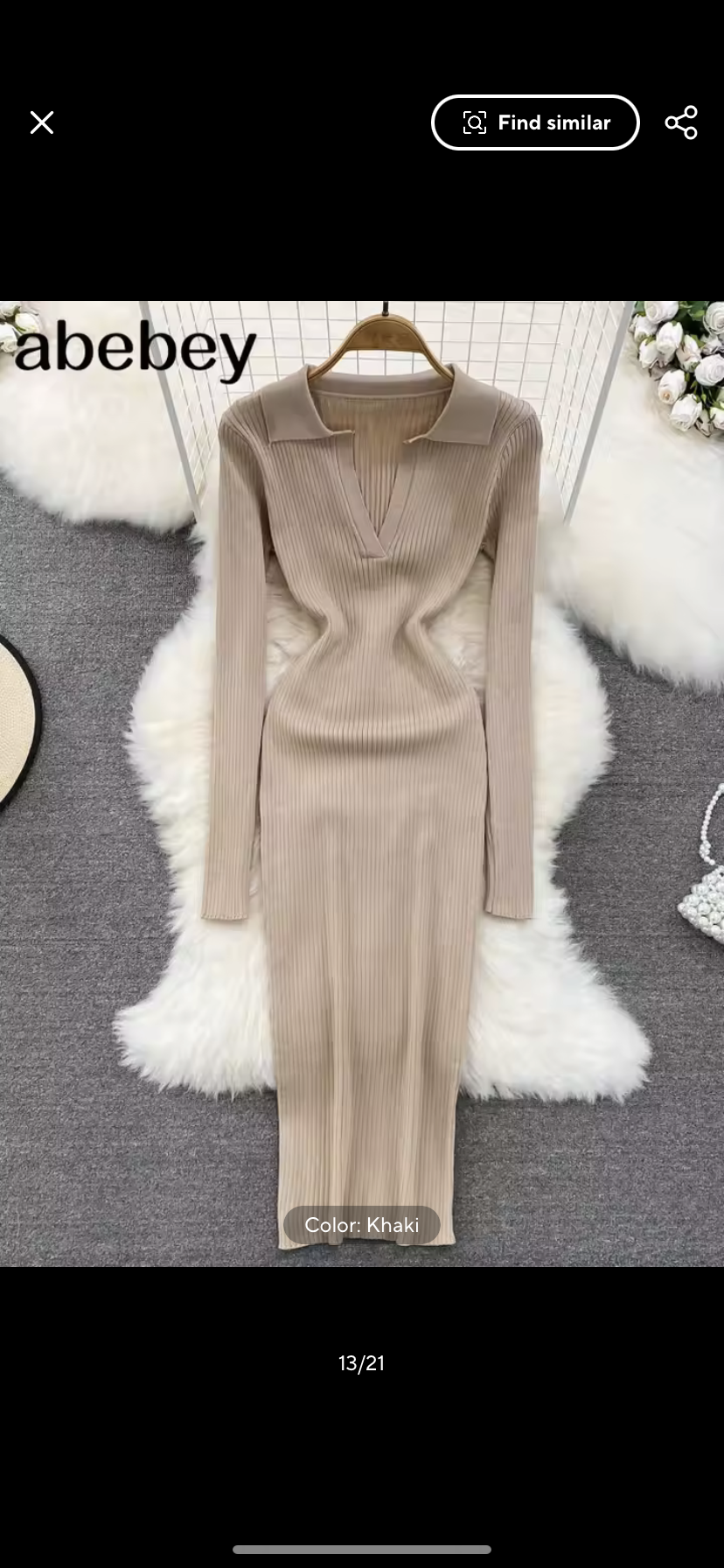 Denise dress- beige