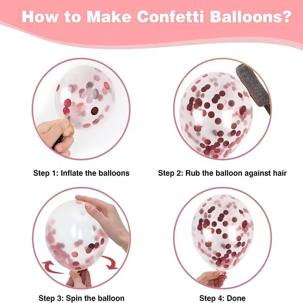 Balloon garland- mixed pink