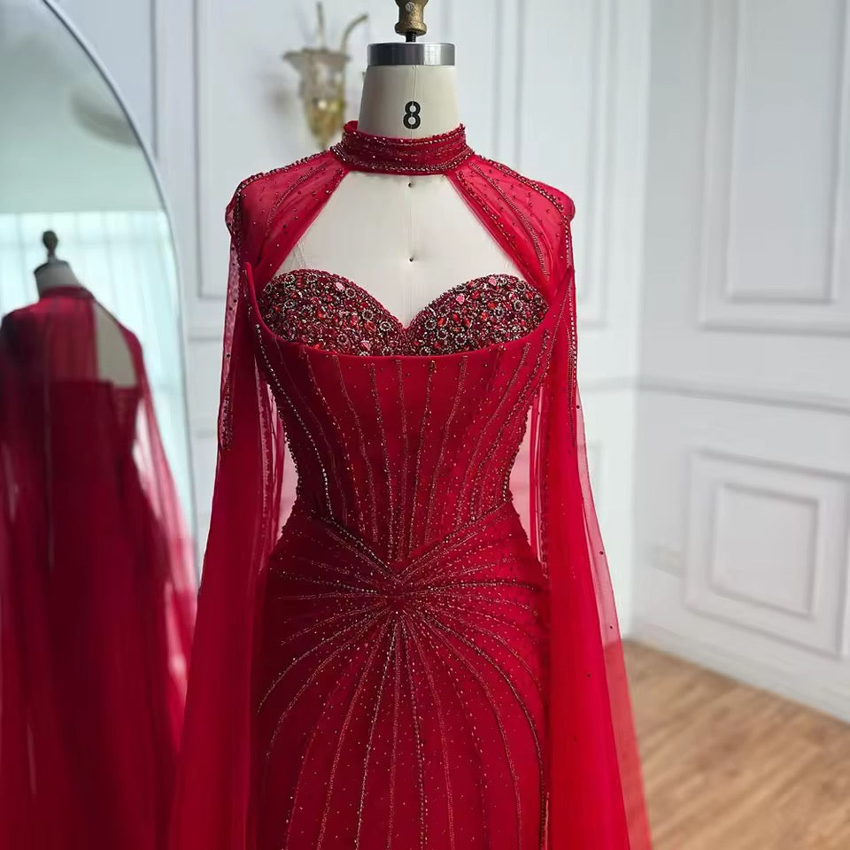 Linda dress- red