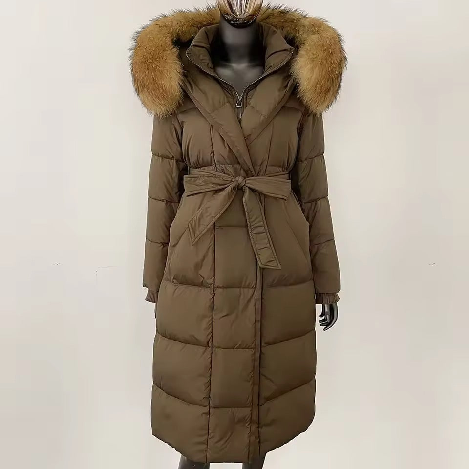 Valeria down coat- brown