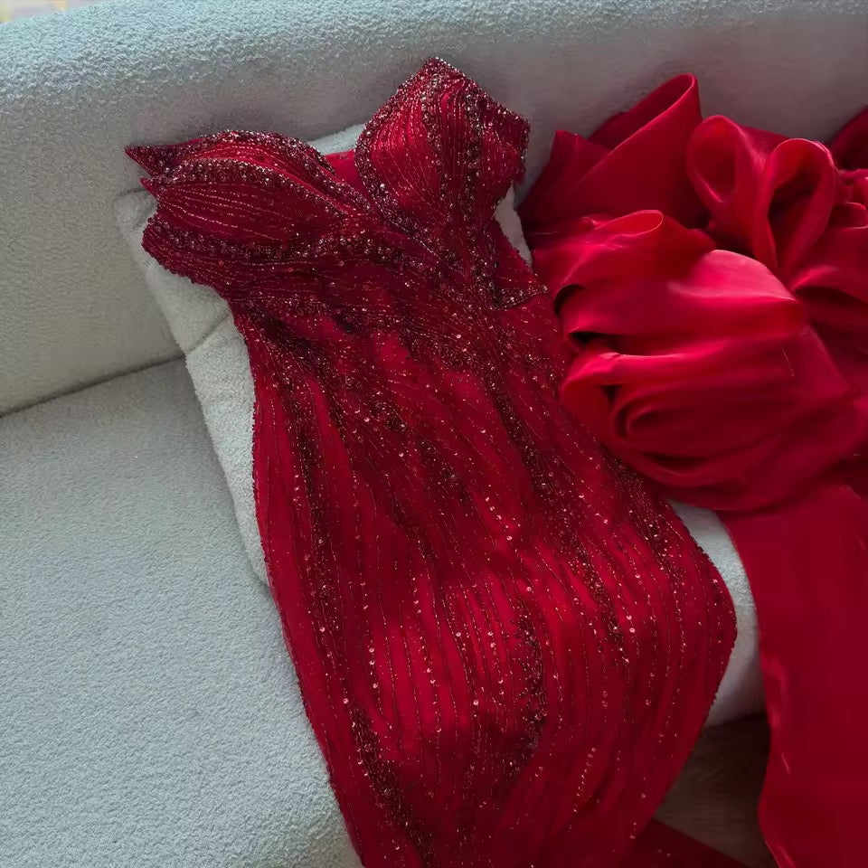 Estelle gown- red