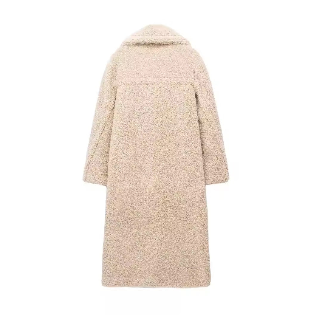 Clarissa teddy coat- beige
