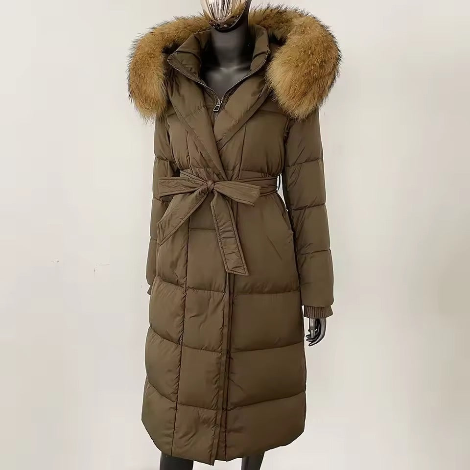 Valeria down coat- brown