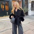 Betsy fur coat- short black
