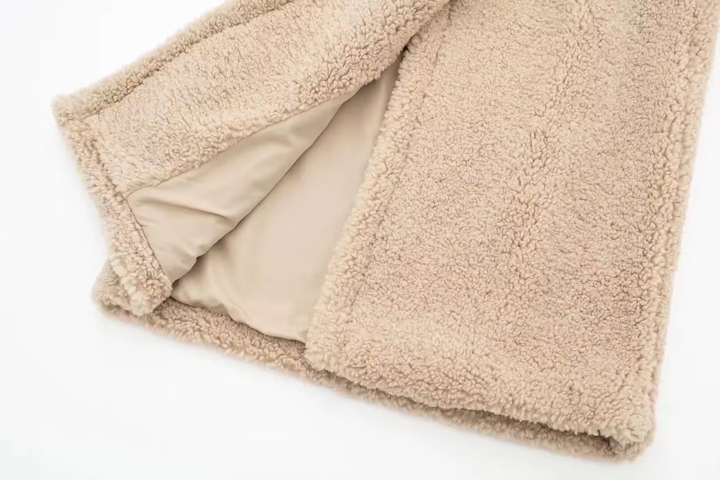 Clarissa teddy coat- beige