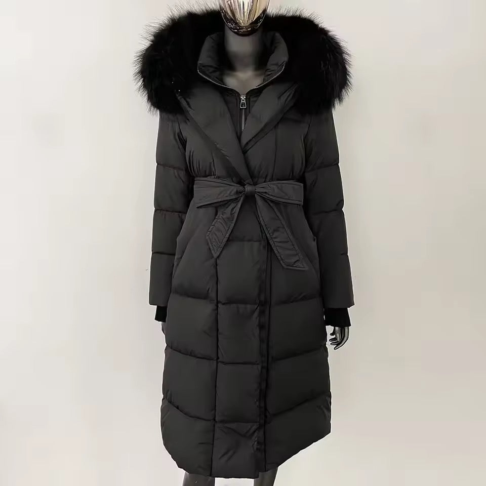 Valeria down coat- black
