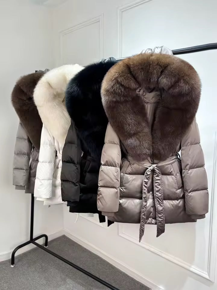 Donna down coat- black