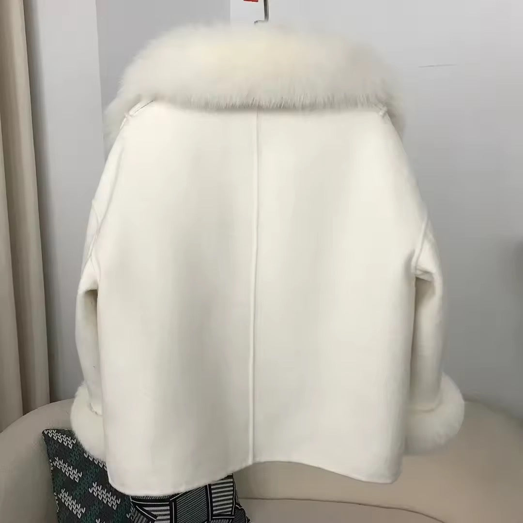 Malika jacket- creamy white