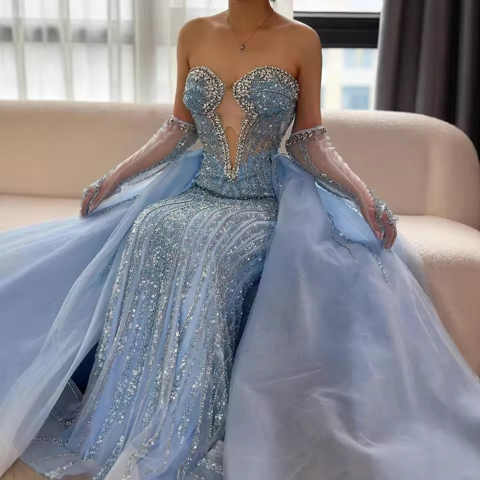 Emilia gown- blue