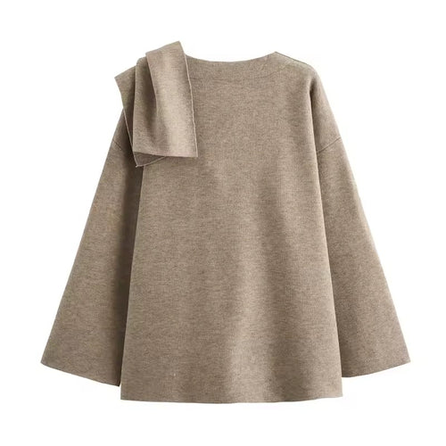 Anais cape- dark beige