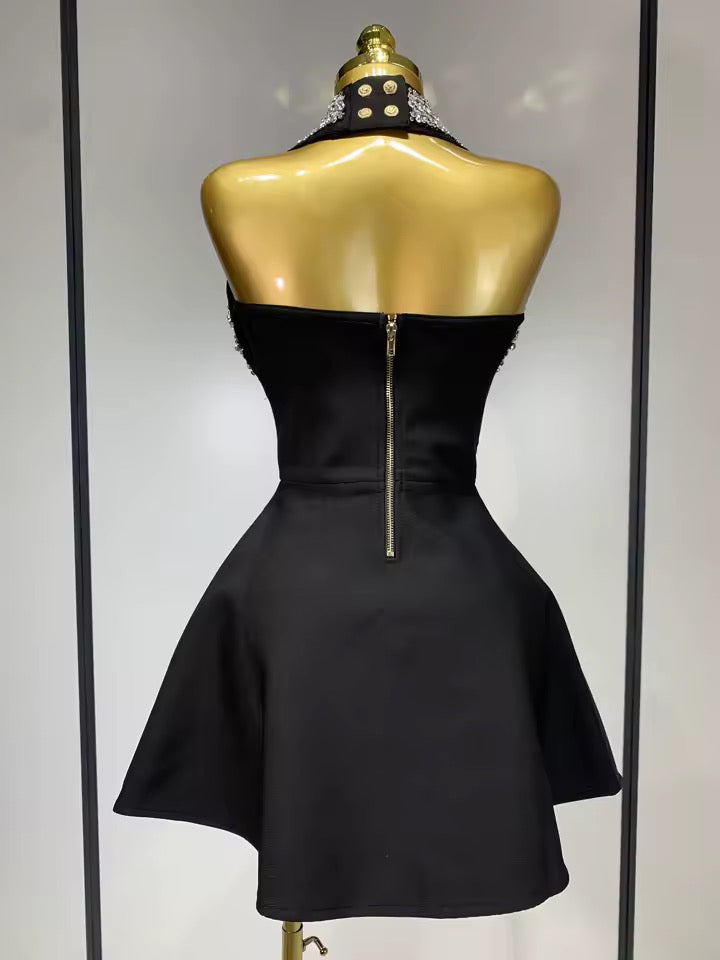 Alessa bandage dress- black