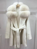 Belinda fur coat- beige
