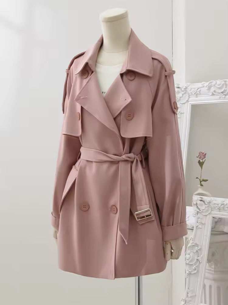 Lina coat- blush