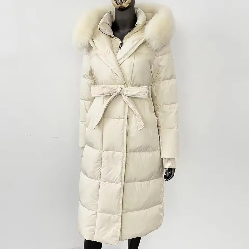 Valeria down coat- white