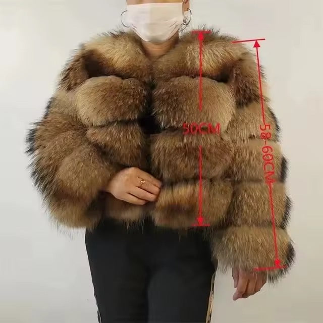 Selena fur coat- natural