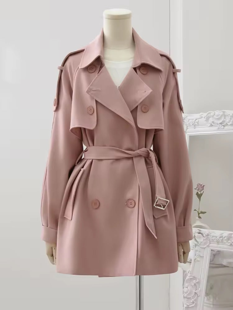 Lina coat- blush