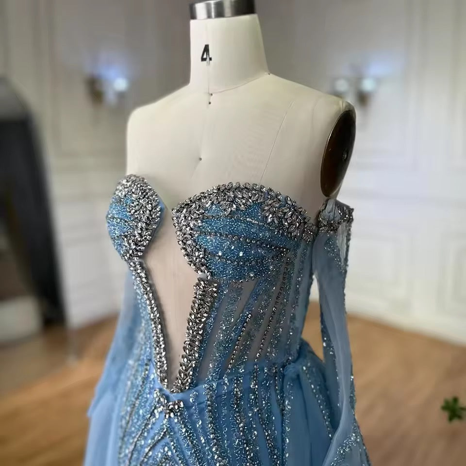 Emilia gown- blue