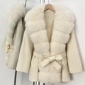 Alara fur coat- light beige