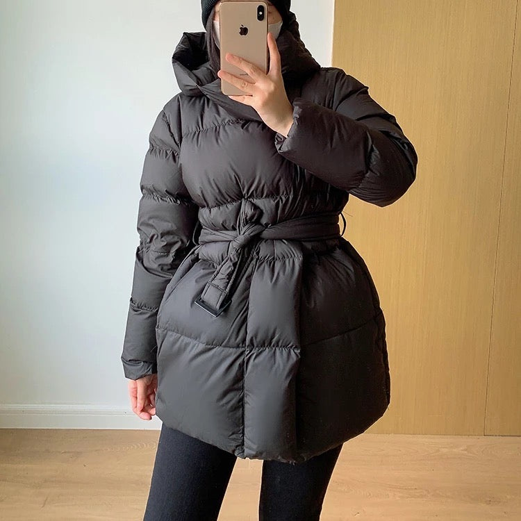 Amara down jacket- black