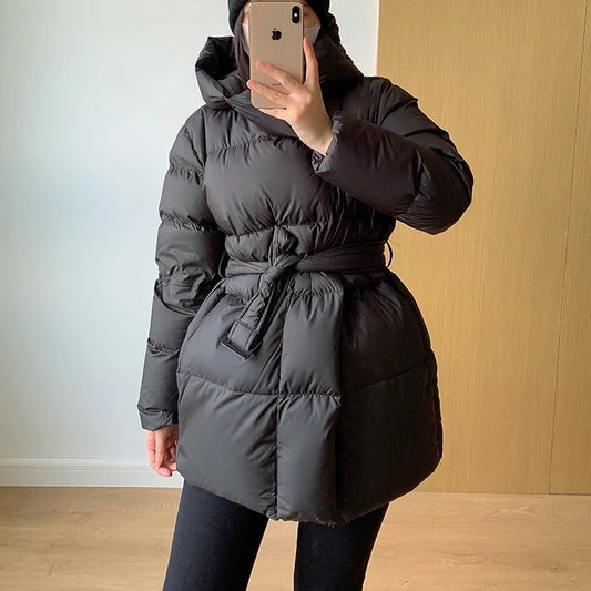 Amara down jacket- black