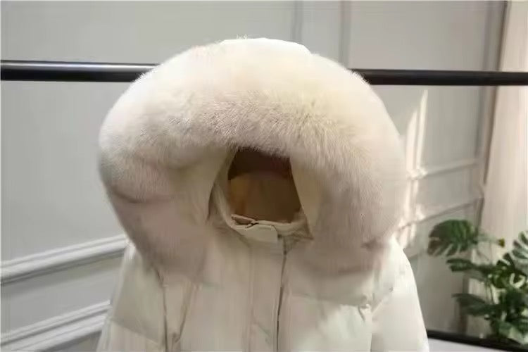 Dina down coat- light beige