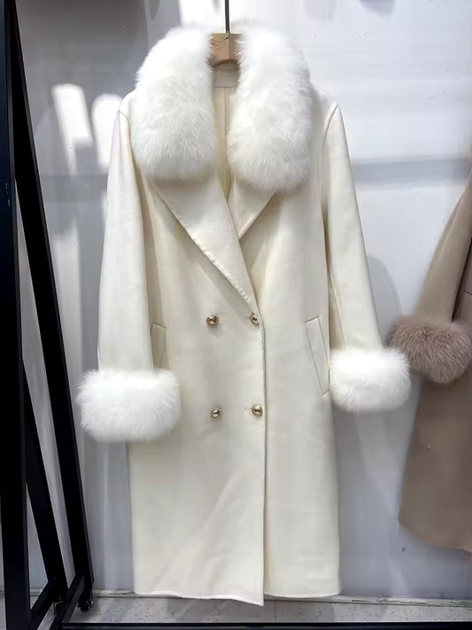 Josephine coat- white