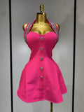 Alessa bandage dress- pink