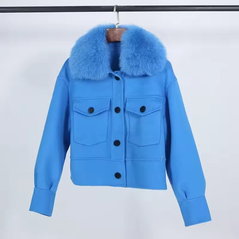 Daphne jacket- blue