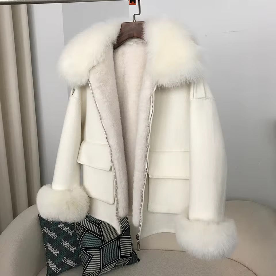 Malika jacket- white