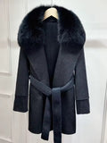 Vera fur coat- black