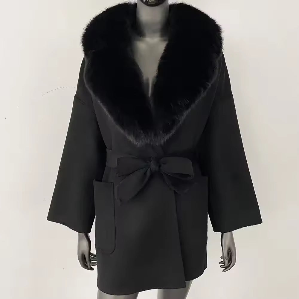 Donia coat- black