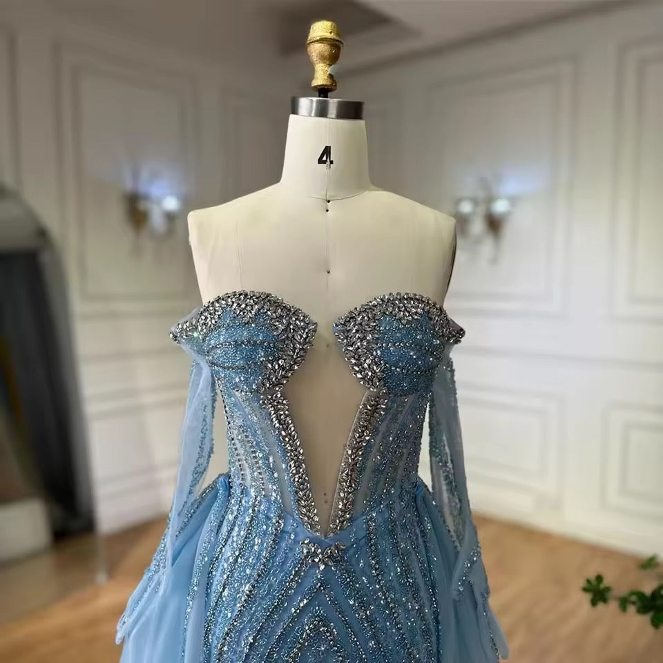 Emilia gown- blue