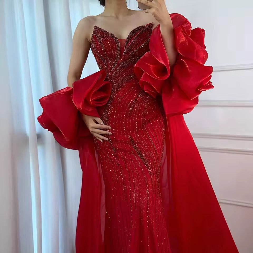 Estelle gown- red