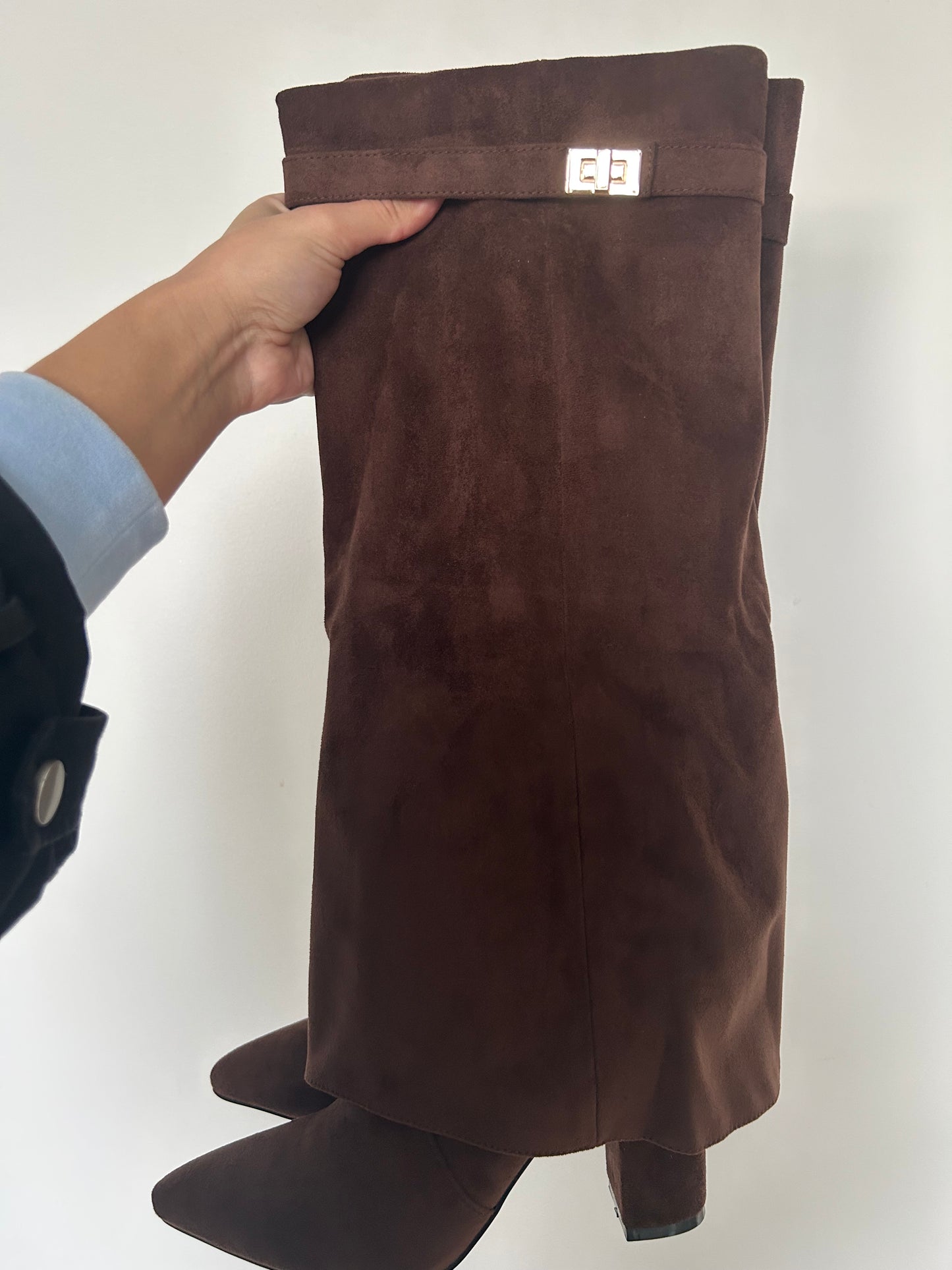 Macy boots- brown suede