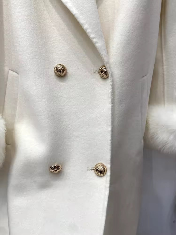 Josephine coat- white