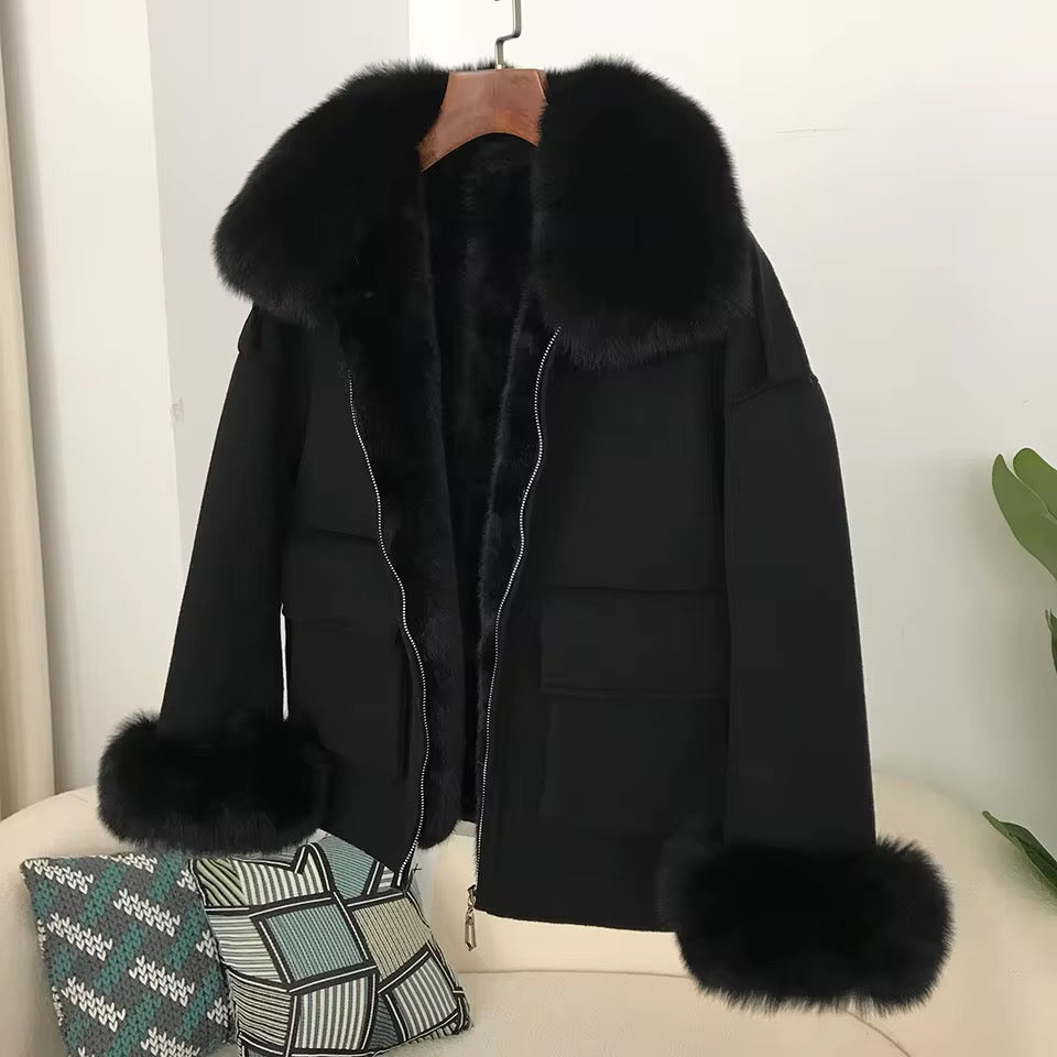 Malika jacket- black