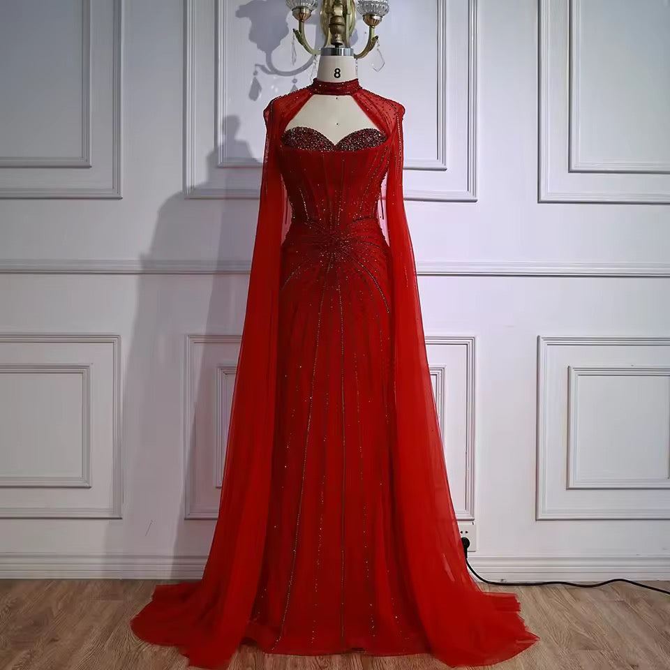 Linda dress- red