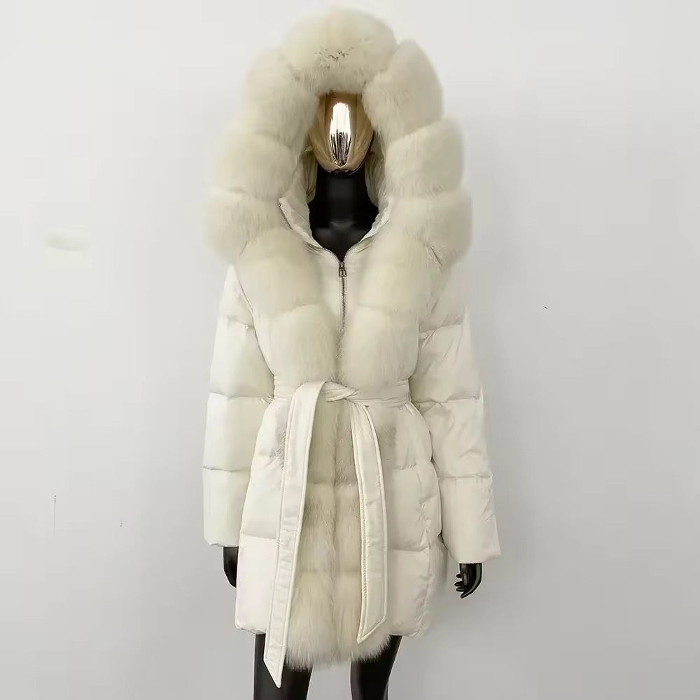 Allison down coat- white