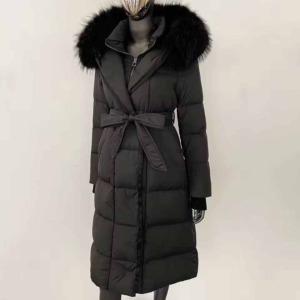 Valeria down coat- black