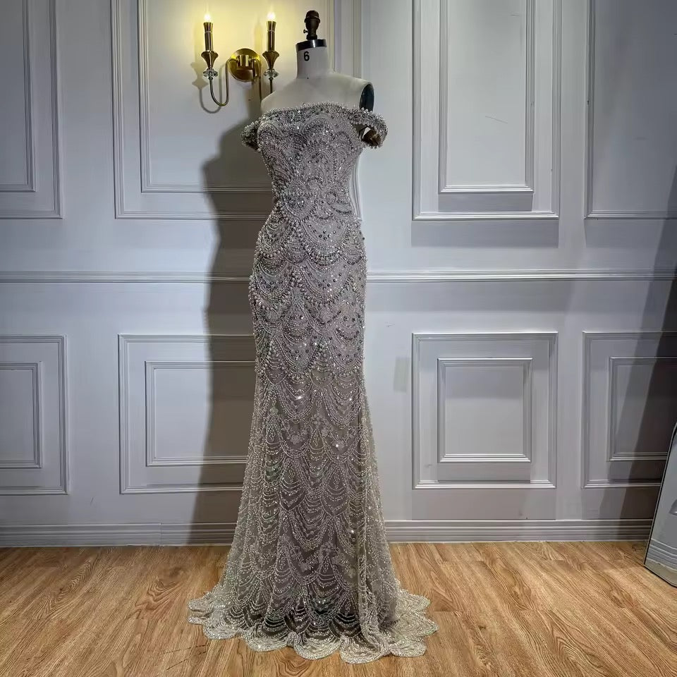 Serena dress- nude